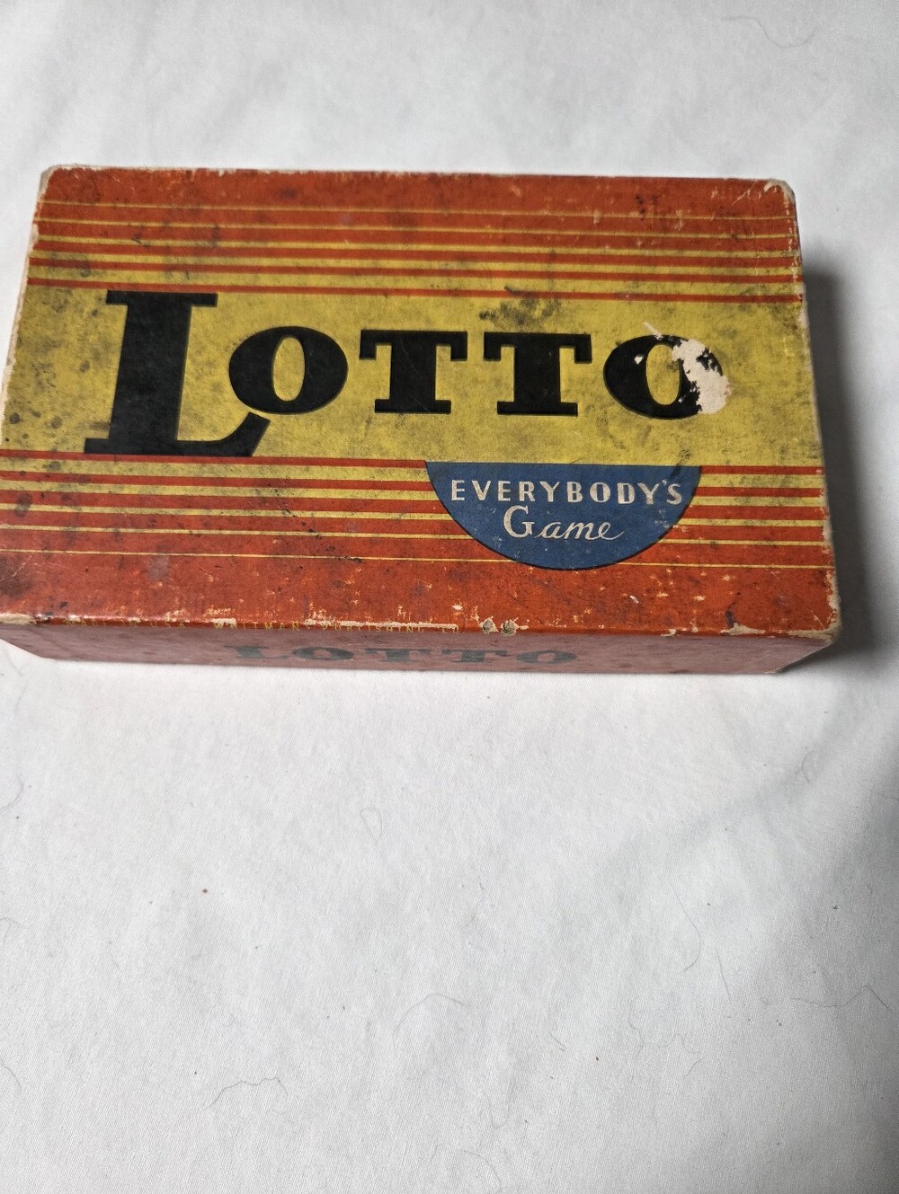 vintage Whitman Publishing Lotto Everybody's Game mid-Century board game,